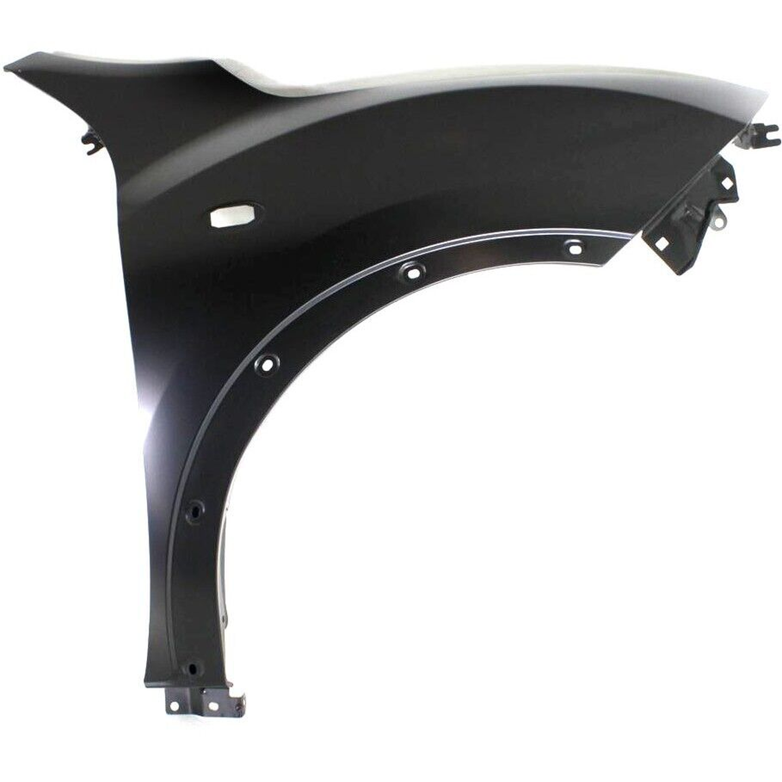 NI1241200 nissan juke 2011 2012 front right fender with side lamp hole ni1241200 2