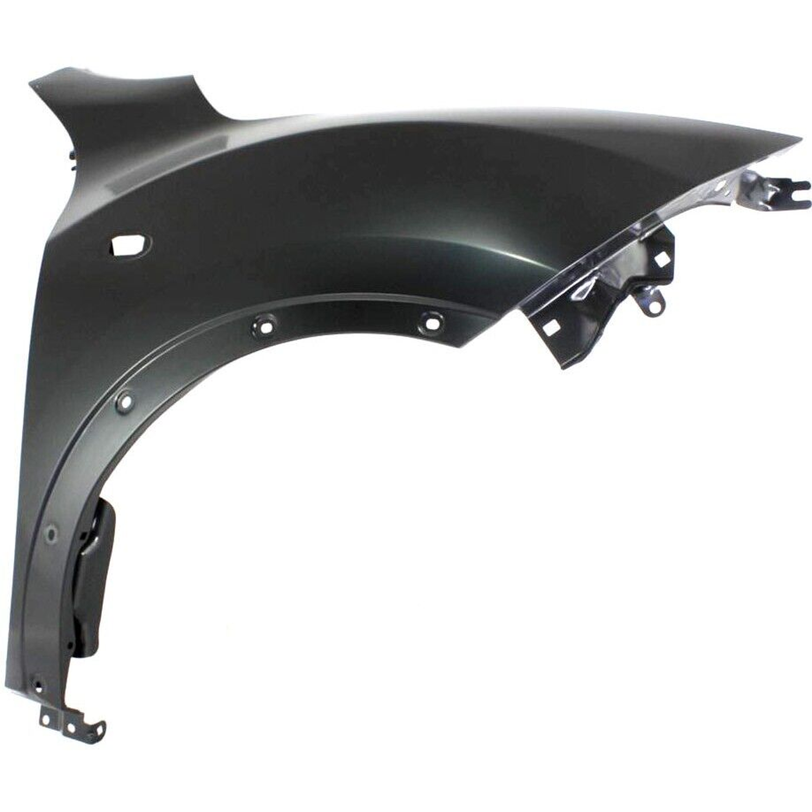 NI1241200 nissan juke 2011 2012 front right fender with side lamp hole ni1241200 3