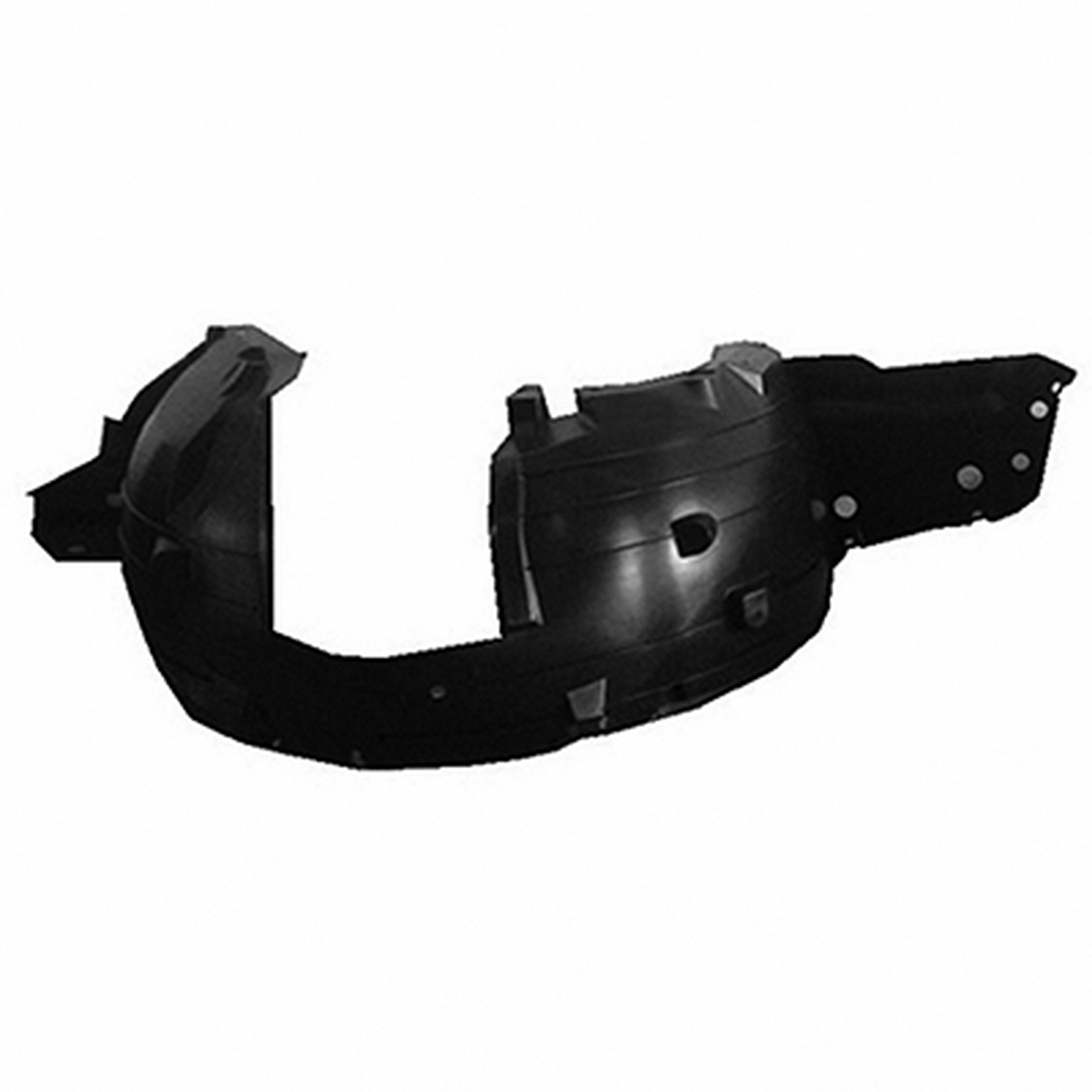 NI1249132 nissan sentra 2010 2012 front right fender liner base s sl ni1249132 1
