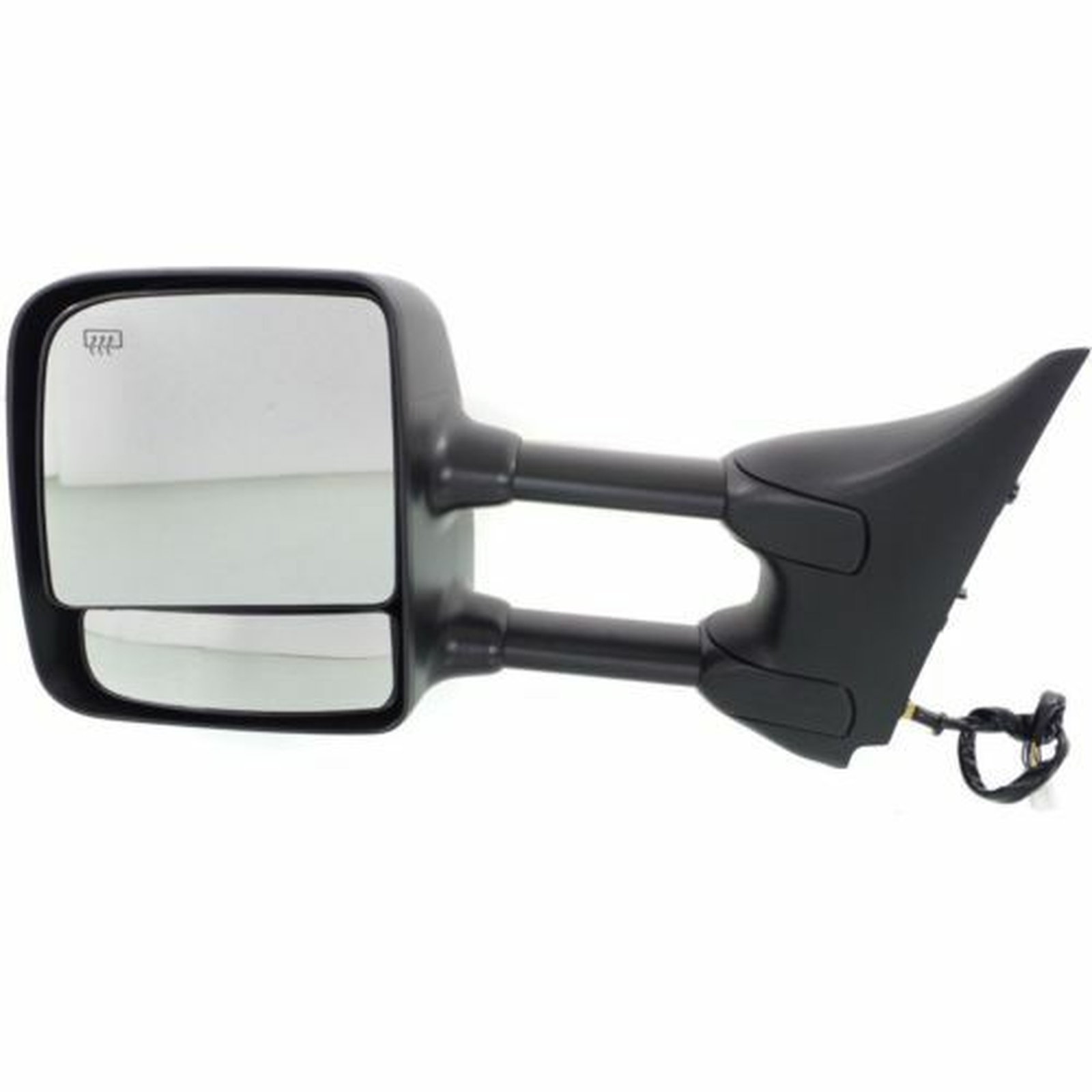 NI1320204 nissan titan 2004 2015 left side mirror power htd memory with big tow pkg chrome 3