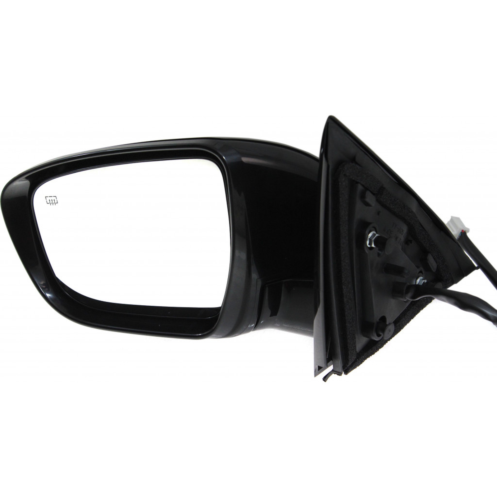 NI1320275 nissan pathfinder 2017 left side mirror power htd manual folding with signal cam 3