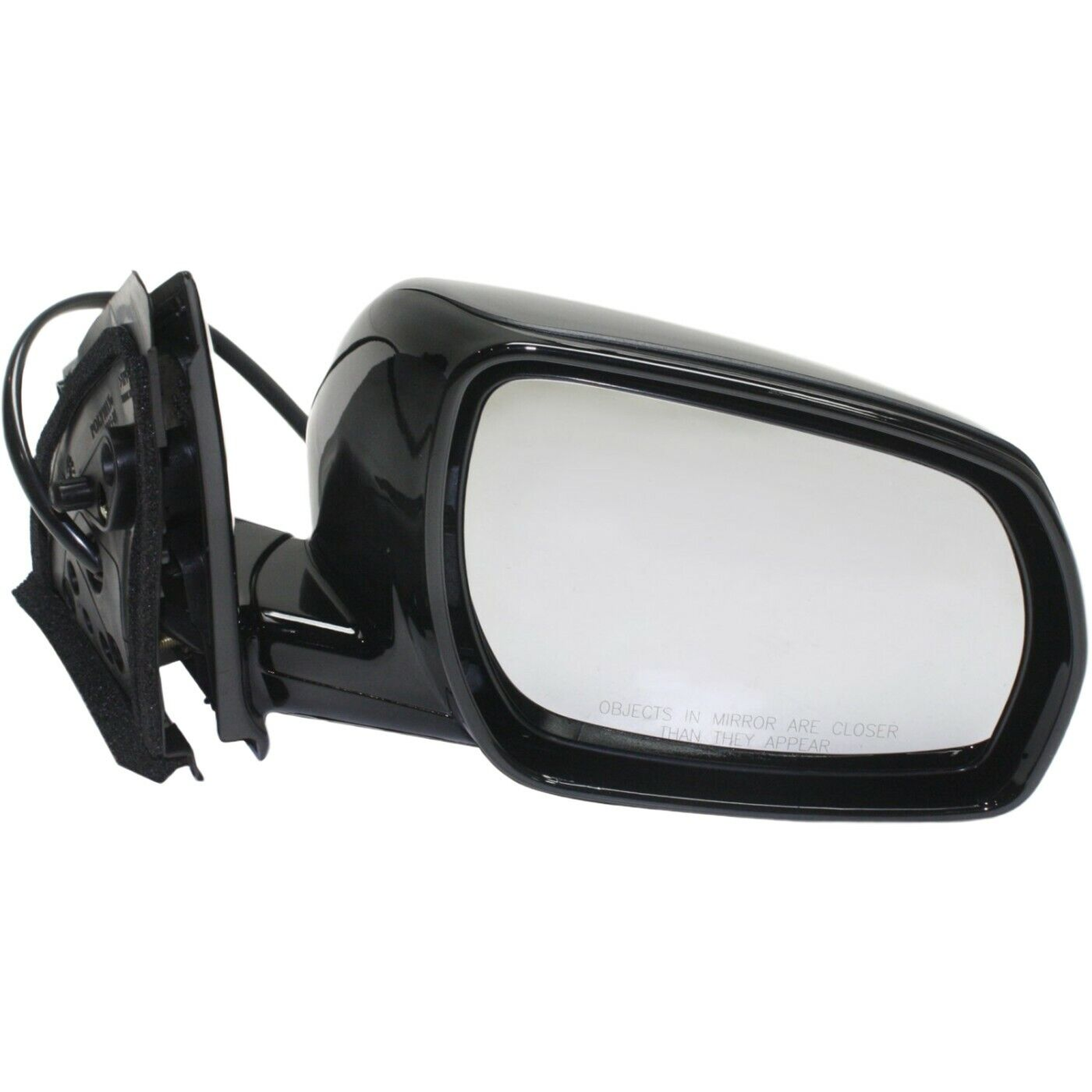 NI1321181 nissan murano 2005 2007 right side mirror power cover with smart entry black ni1 1