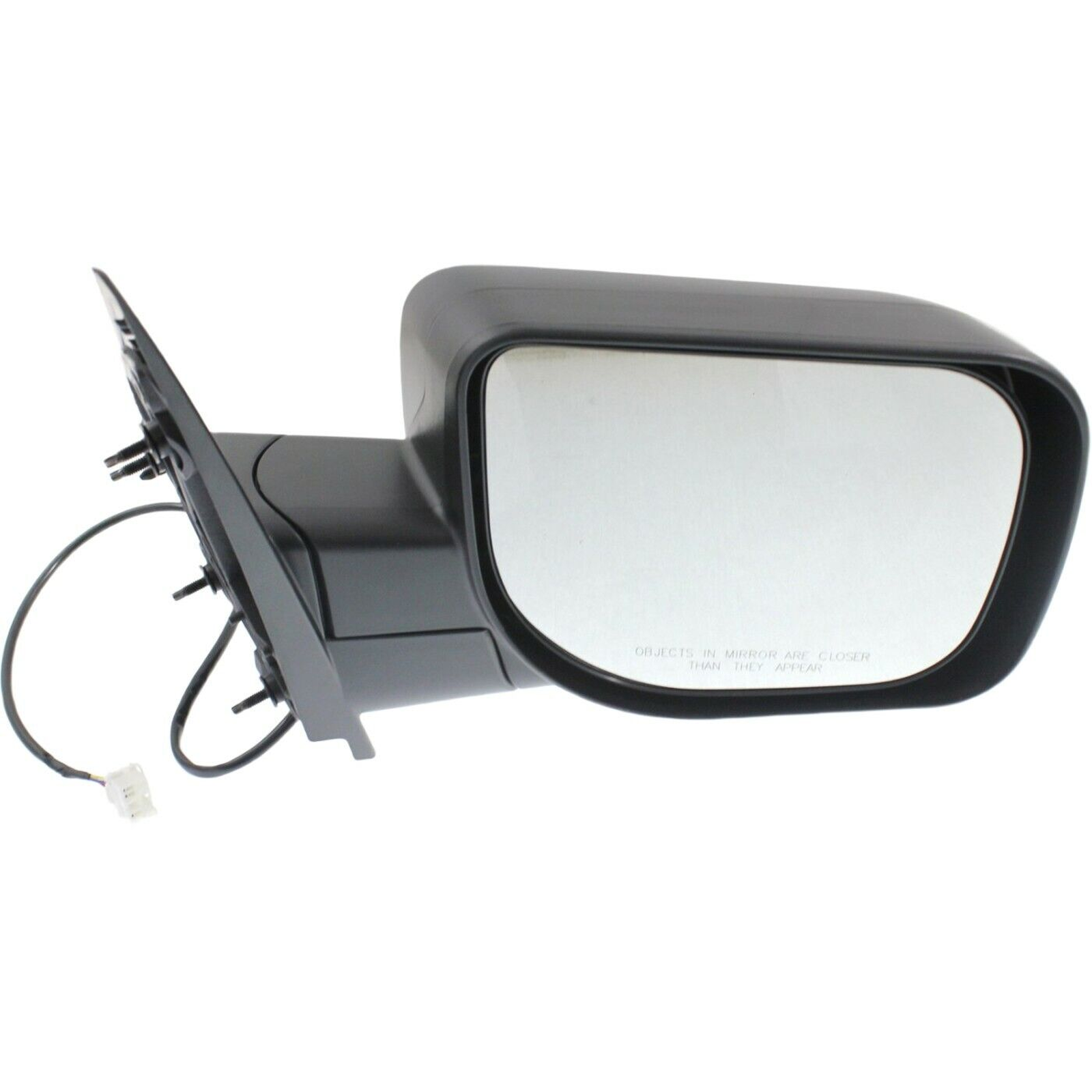 NI1321250 nissan titan 2006 2009 right side mirror power textured se sv without tow ni1321 2