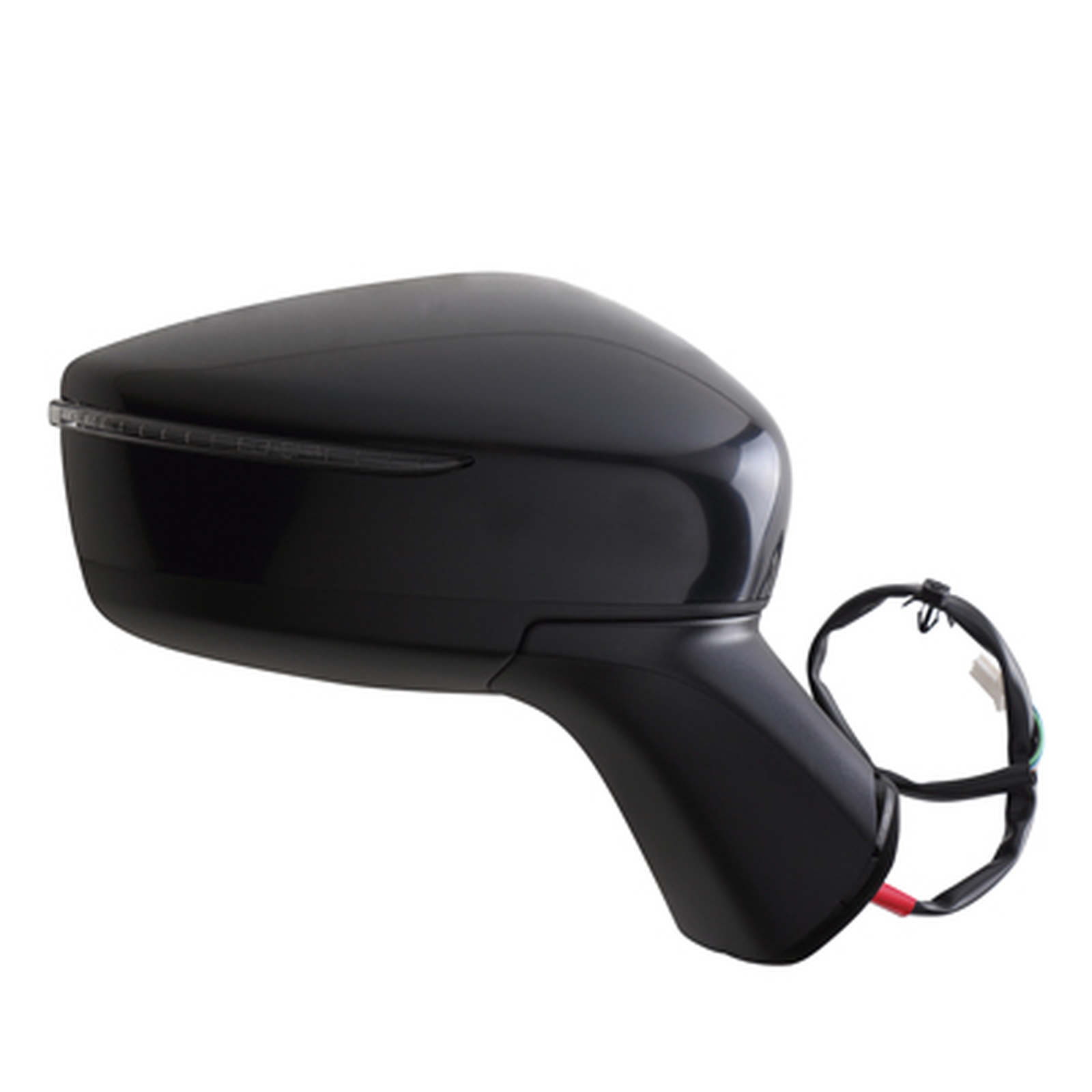 NI1321266 nissan versa 2015 2019 right side mirror power with led turn signal manual foldi 1