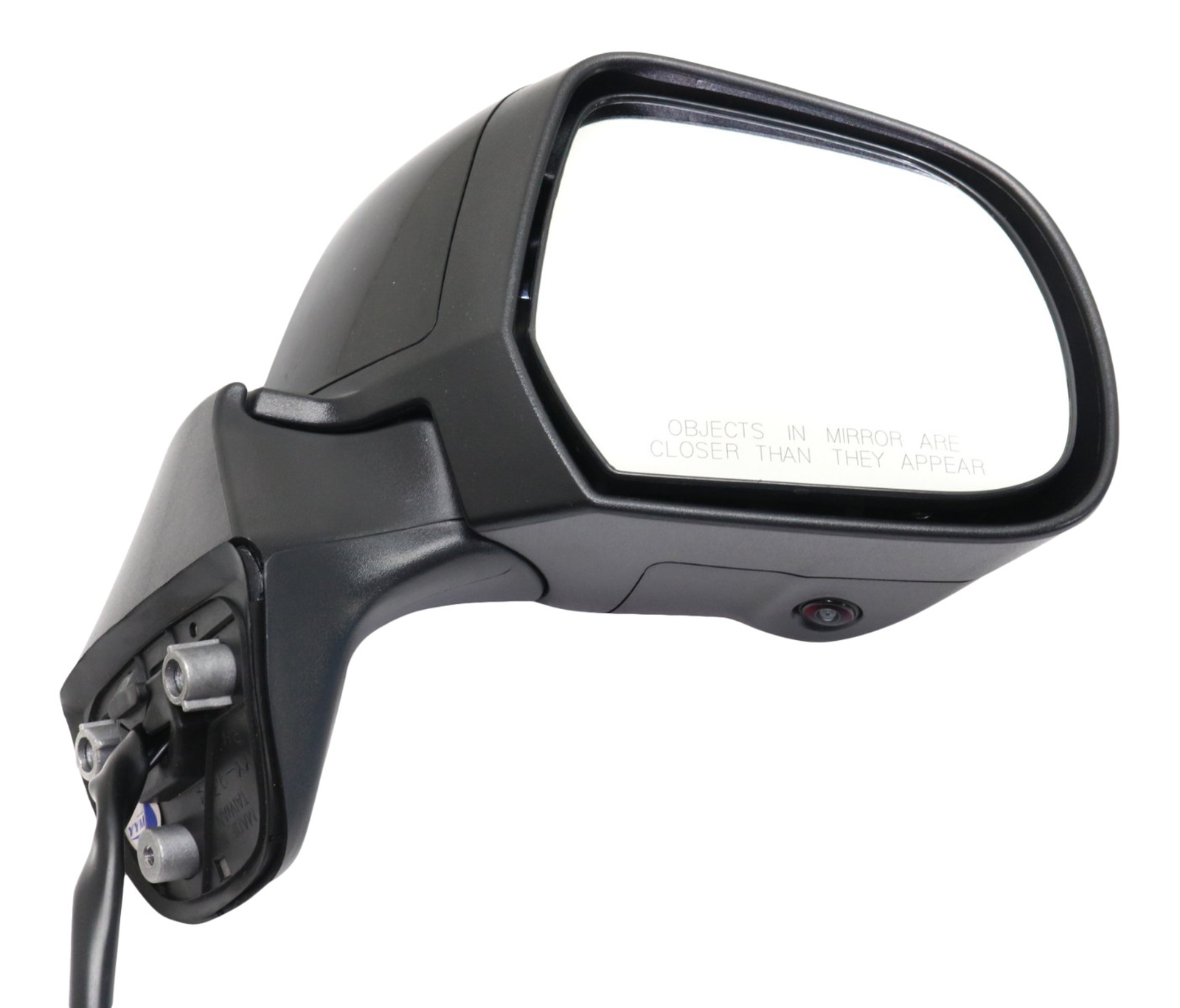 NI1321270 nissan versa 2014 right side mirror power with htd camera manual folding convex 2