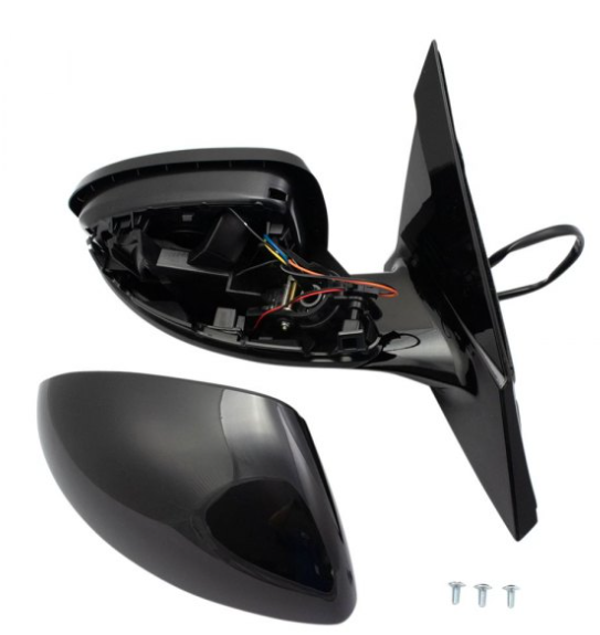 NISSAN ALTIMA 2019-2025 — MIRROR RH; POWER/HEATED/TURN SIGNAL; GLOSS BLACK COVER; ALTIMA 2019-2022