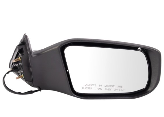 NISSAN ALTIMA 2013-2015 — MIRROR RH; POWER/HEATED; W/O FOLDING; BLACK COVER; ALTIMA 2013-2018