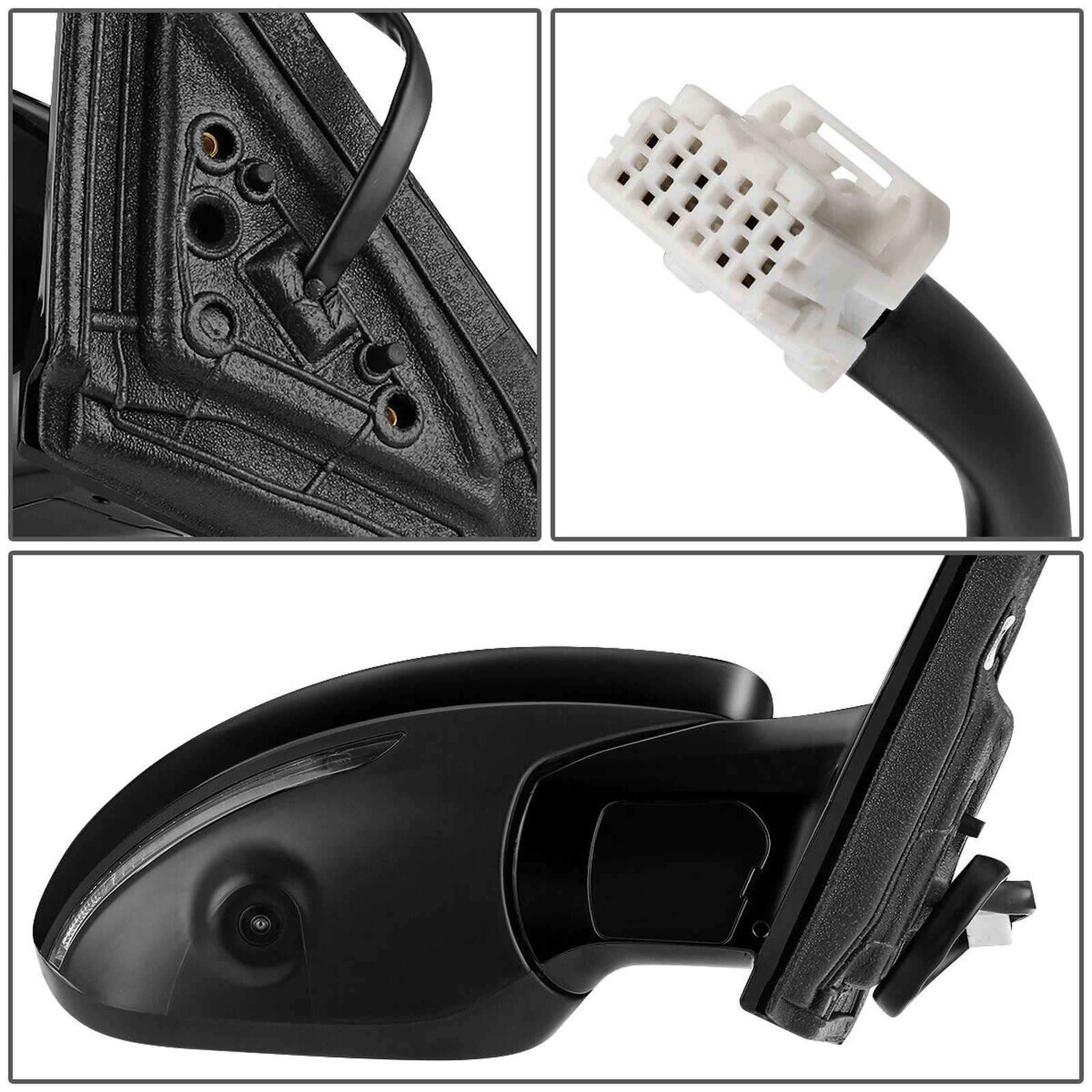 NI1321315 nissan altima 2019 2022 right side mirror power ptm htd with signal camera ni132 5