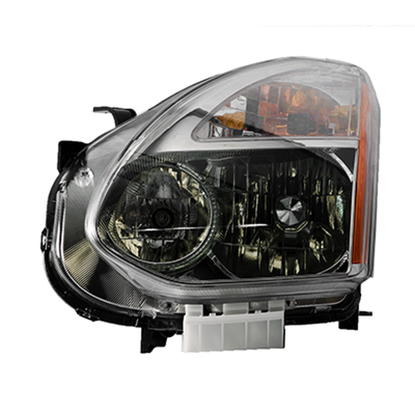 NI2502172 nissan rogue 2008 left headlight xenon hq ni2502172 1