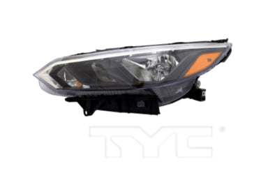 NISSAN SENTRA 2020-2025 — HALOGEN HEADLIGHT LH; FOR S/SV; 2024-2025
