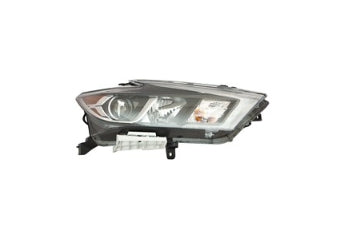 NISSAN MAXIMA 2016-2023 — HALOGEN HEADLIGHT RH; S/SV/SL MODELS; MAXIMA 2016-2018 CAPA