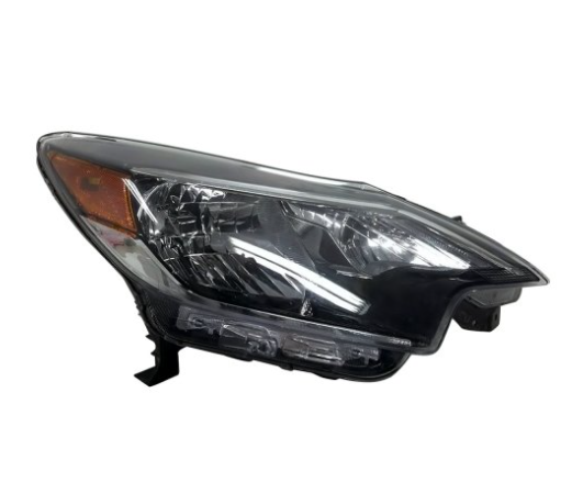 NISSAN VERSA NOTE HB 2014-2019 — HALOGEN HEADLIGHT RH; BLACK-BEZEL; VERSA HBACK 2017-2019