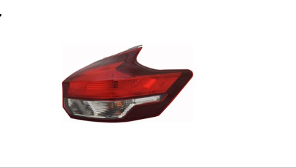 NISSAN KICKS 2018-2024 — OUTER TAIL LIGHT RH; KICKS 2018-2020 CAPA