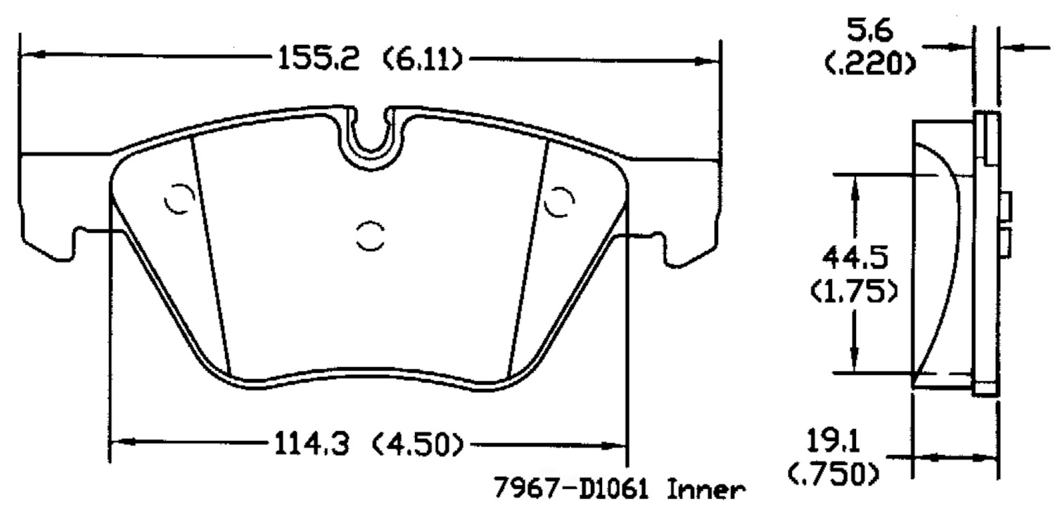 PSD1061C bmw front power stop ceramic brake pads psd1061c 2004 2016 1