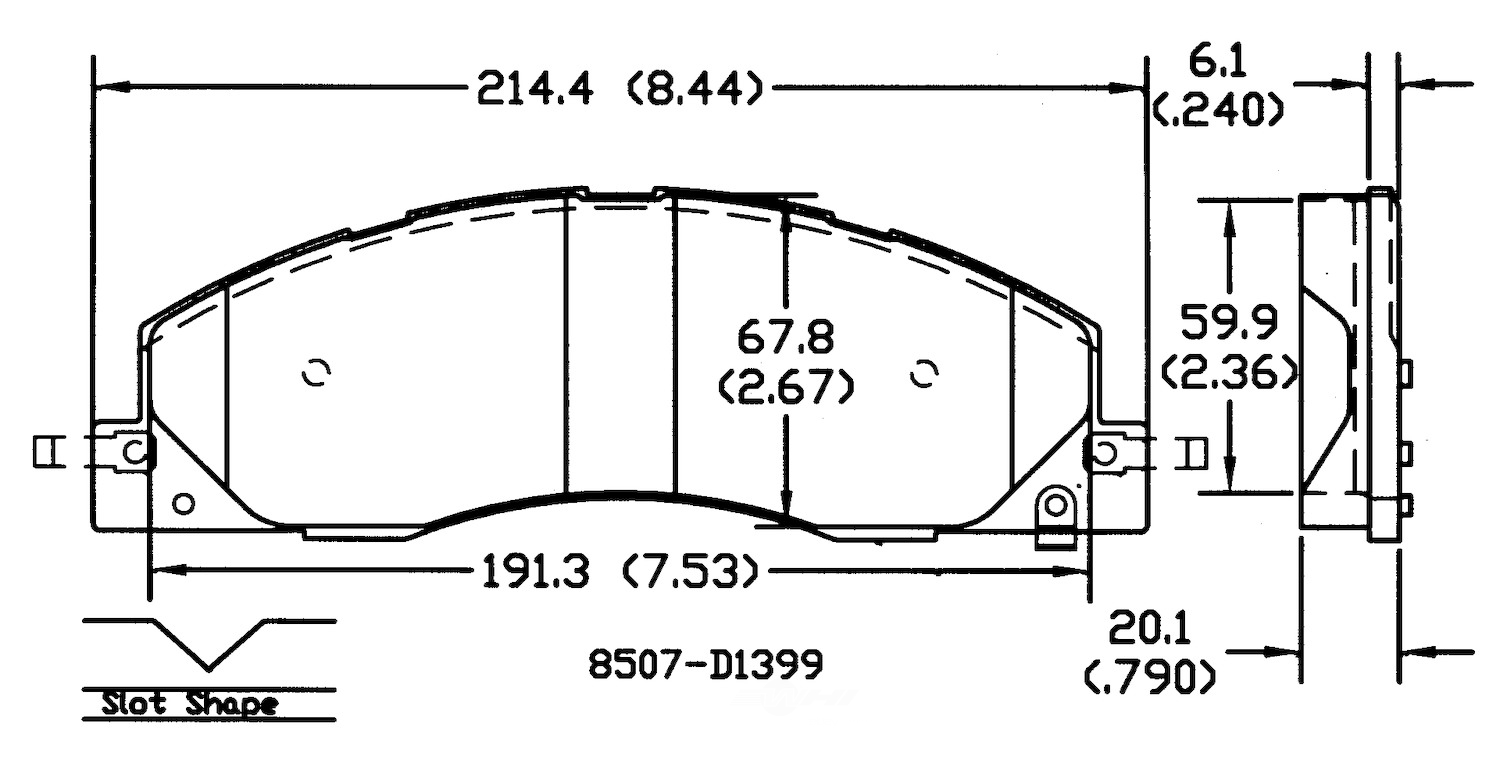 PSD1399M dodge ram front power stop semi metallic brake pads psd1399m 2009 2018 1