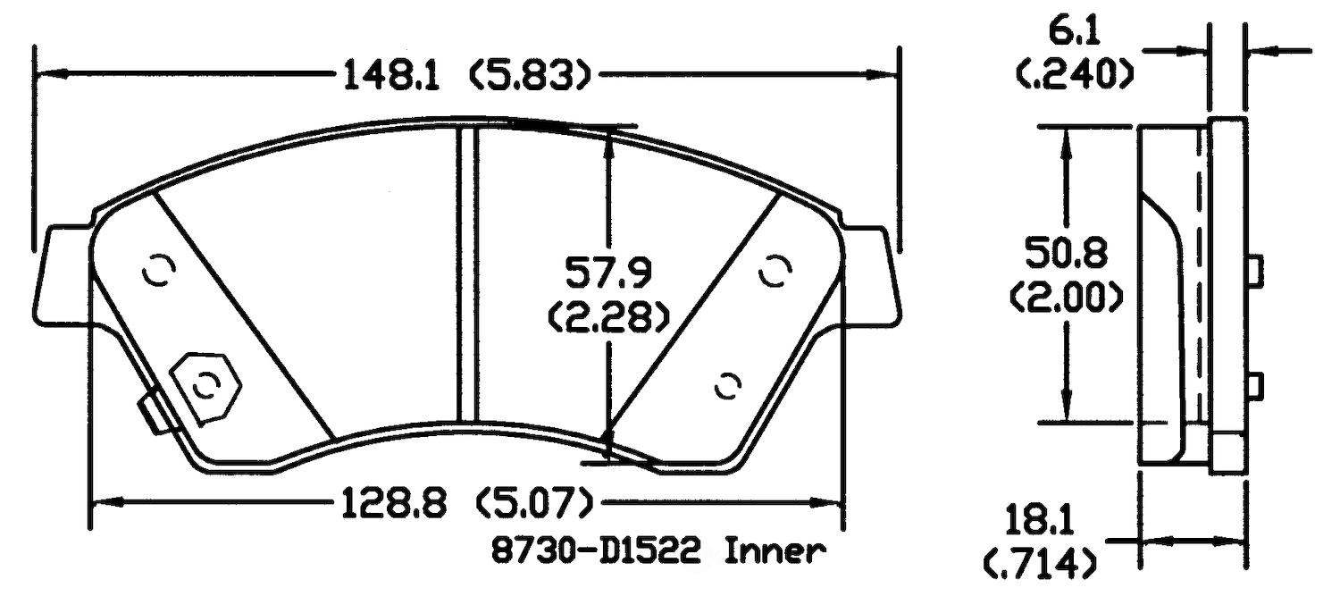 PSD1522C chevrolet front power stop ceramic brake pads psd1522c 2010 2017 1
