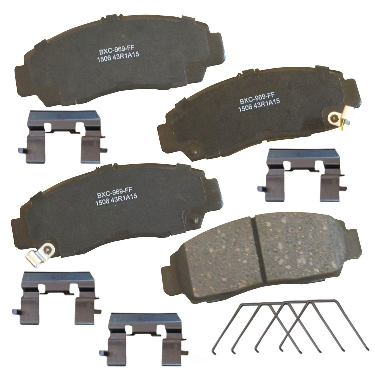 SBC1506 acura honda front ceramic brake pads sbc1506 1999 2014 1
