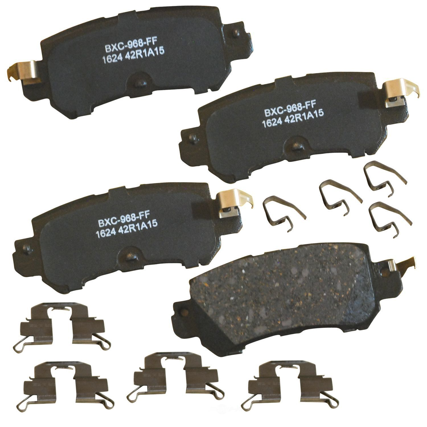 SBC1624 mazda rear ceramic brake pads sbc1624 2013 2018 1