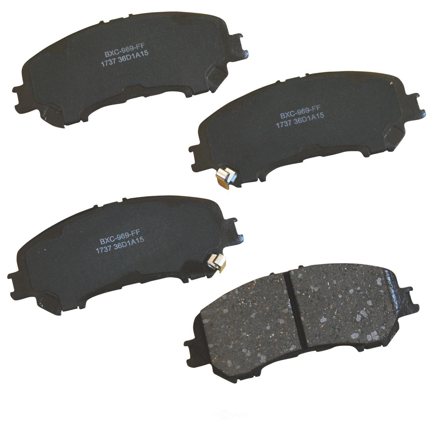 SBC1737 nissan renault front ceramic brake pads sbc1737 2014 2023 1