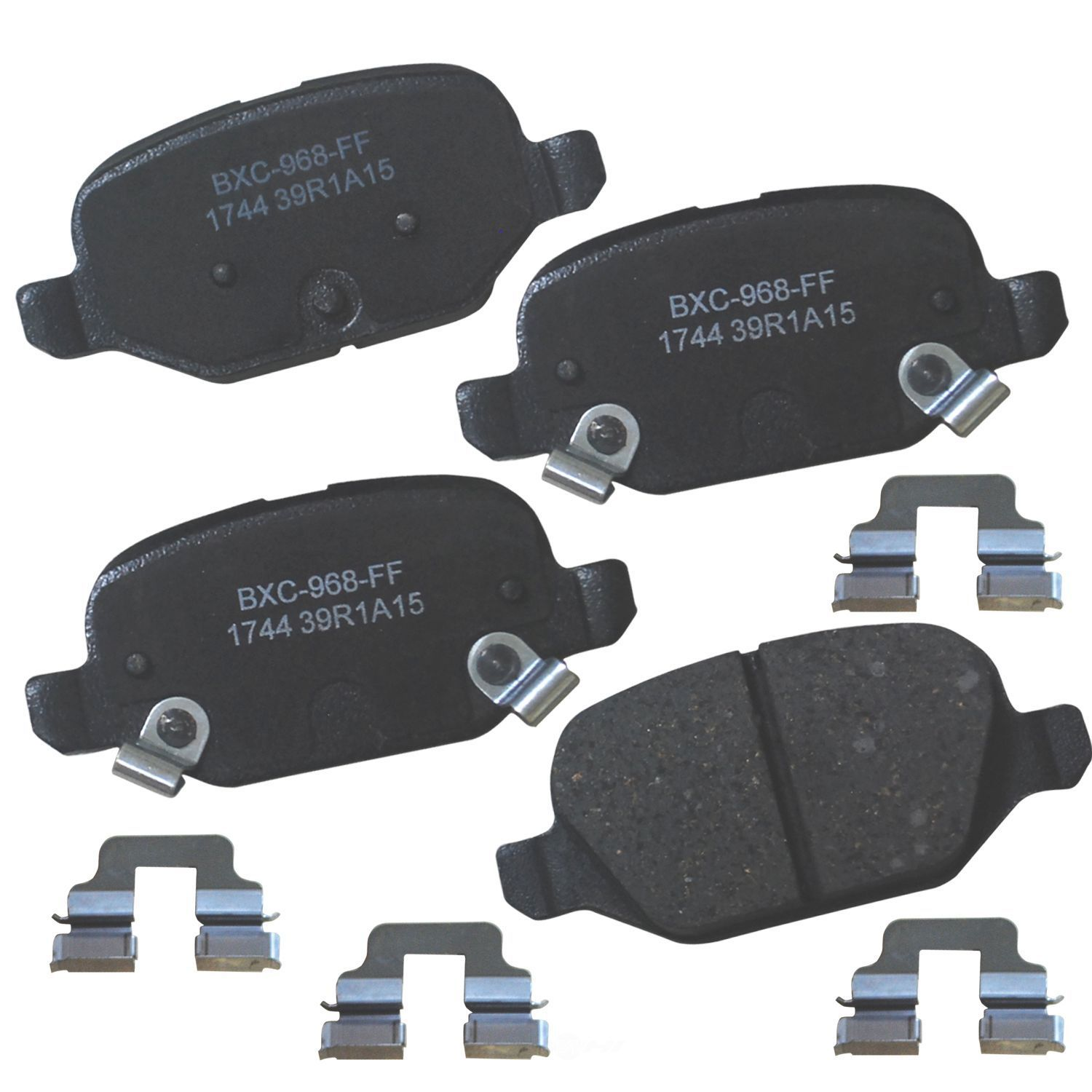 SBC1744 fiat rear ceramic brake pads sbc1744 2013 2017 1