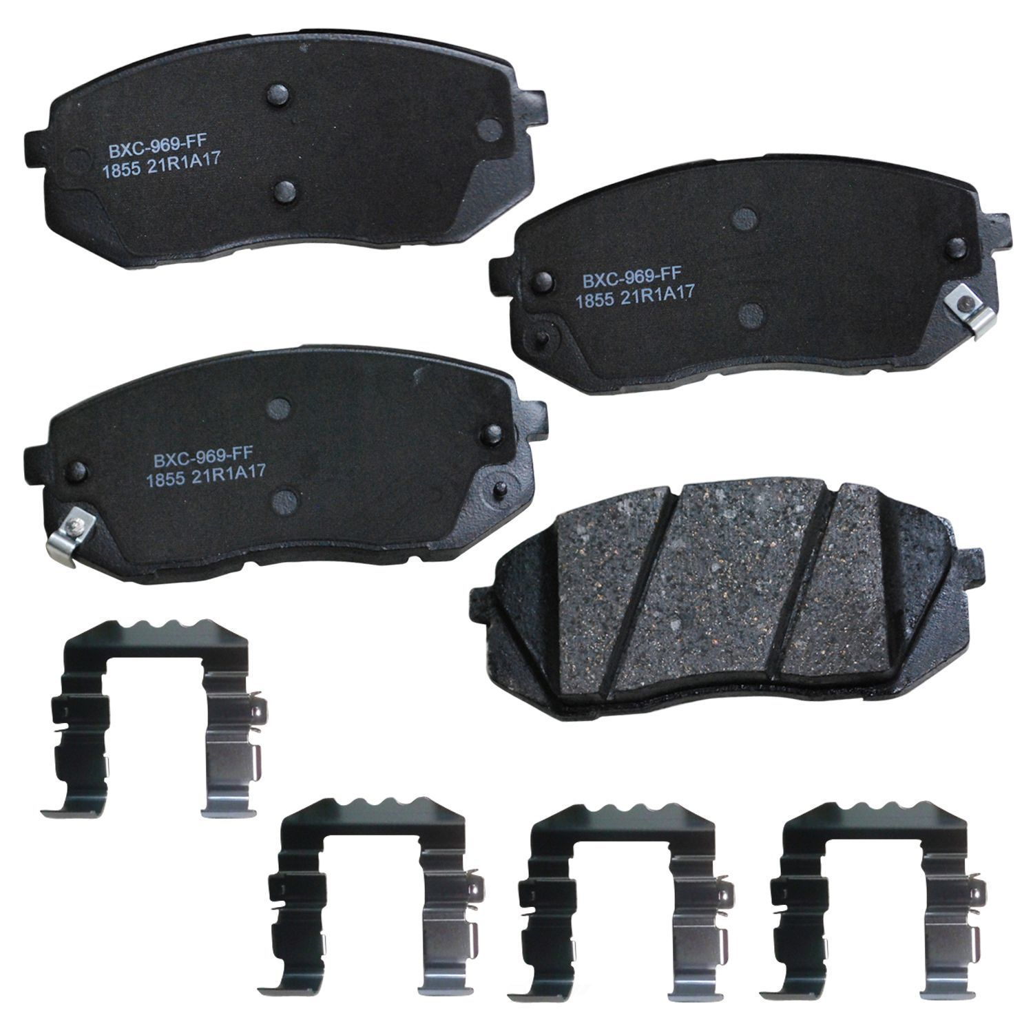 SBC1855 hyundai kia front ceramic brake pads sbc1855 2016 2024 1