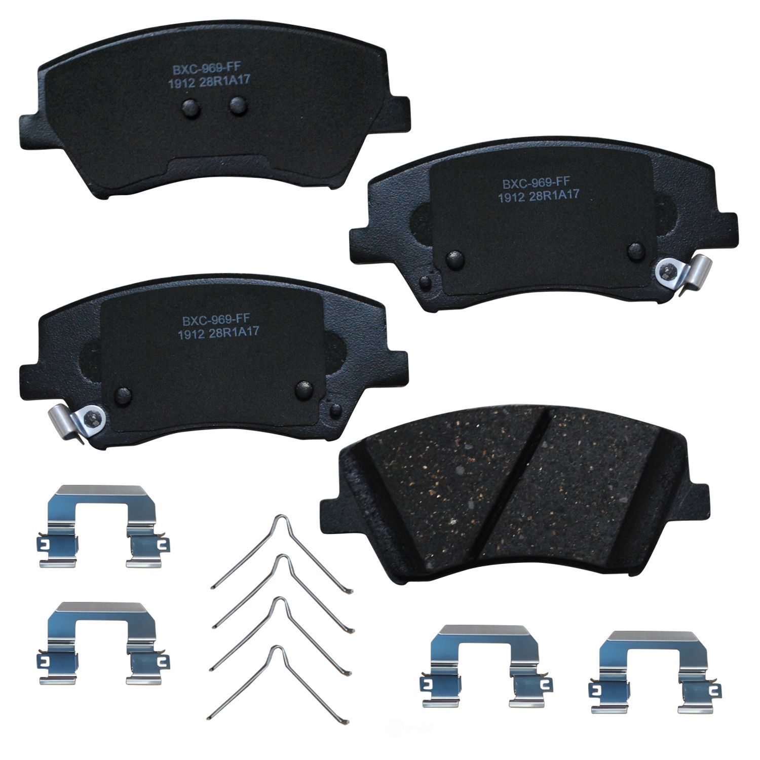 SBC1912 hyundai kia front ceramic brake pads sbc1912 2017 2022 1