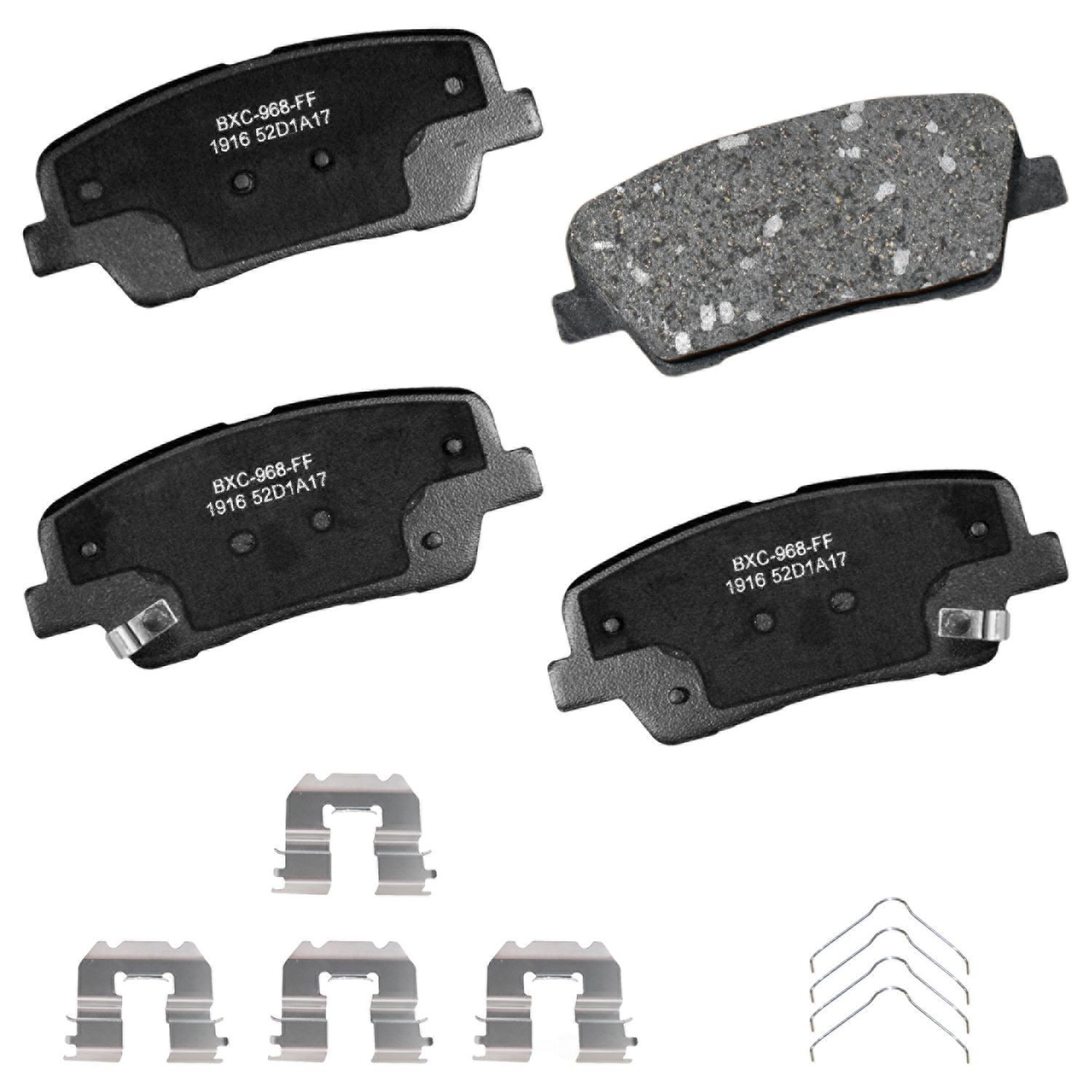 SBC1916 hyundai rear ceramic brake pads sbc1916 2017 2019 1