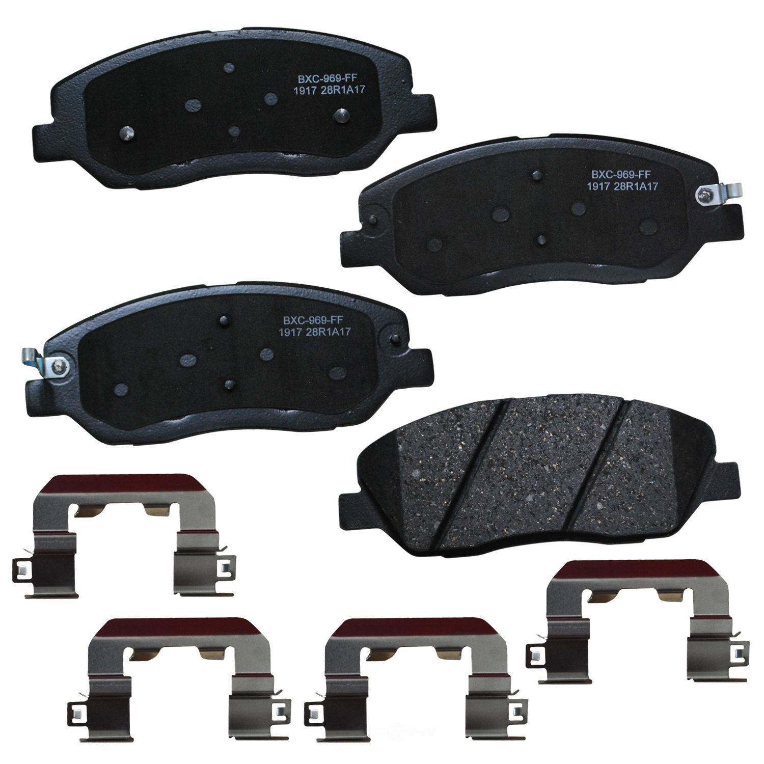 SBC1917 hyundai front ceramic brake pads sbc1917 2017 2019 1