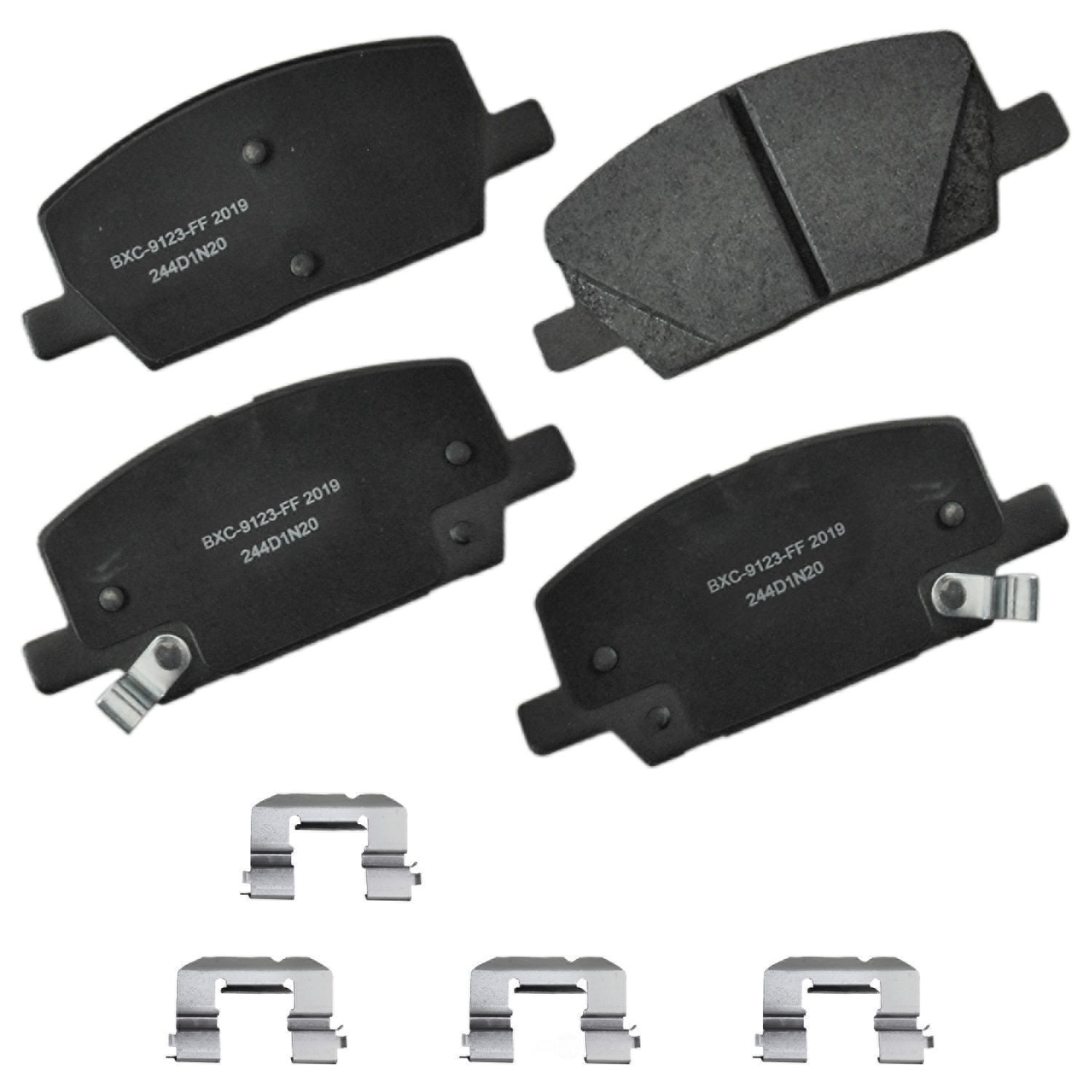 SBC2019 buick chevrolet front ceramic brake pads sbc2019 2018 2022 1