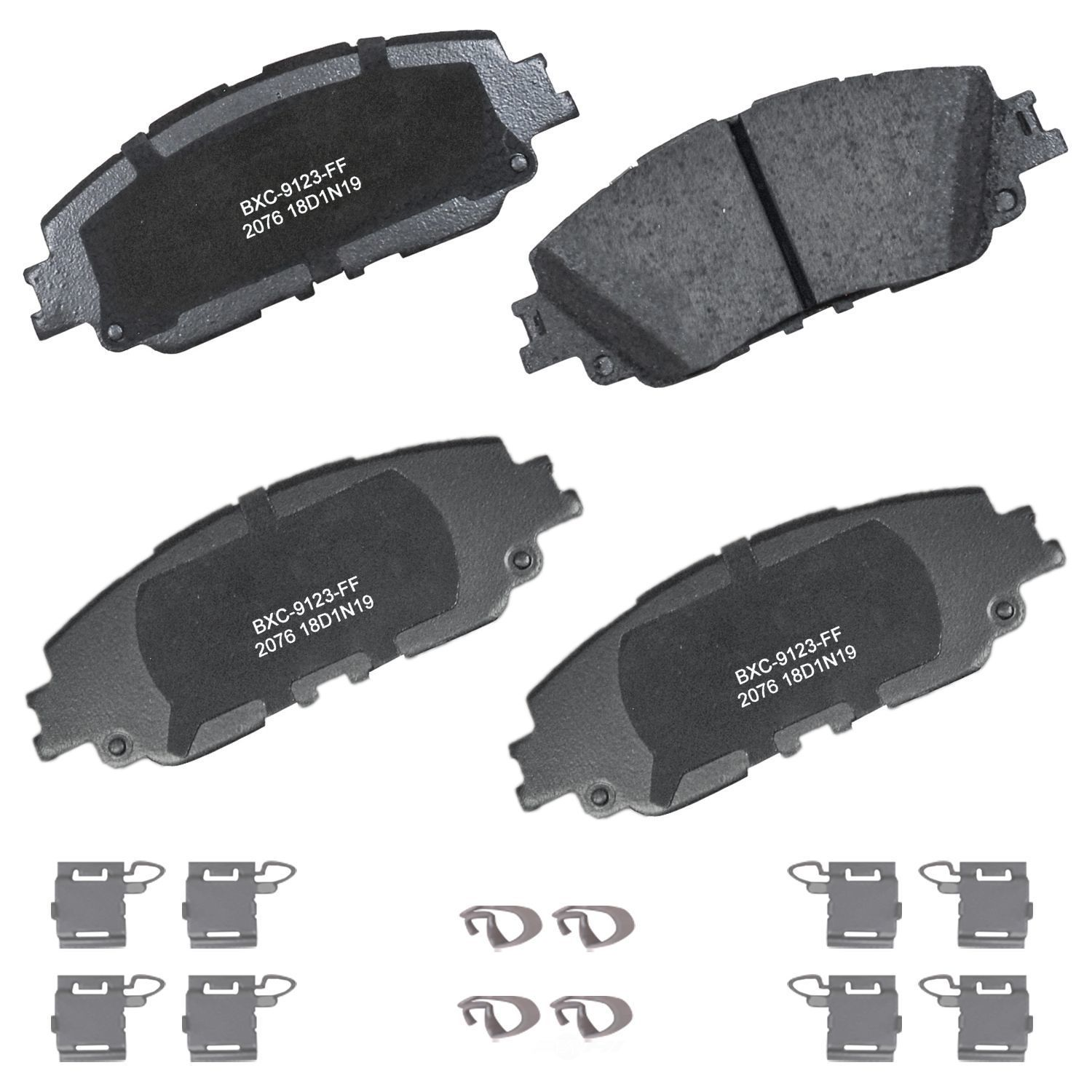 SBC2076 lexus toyota front ceramic brake pads sbc2076 2018 2026 1