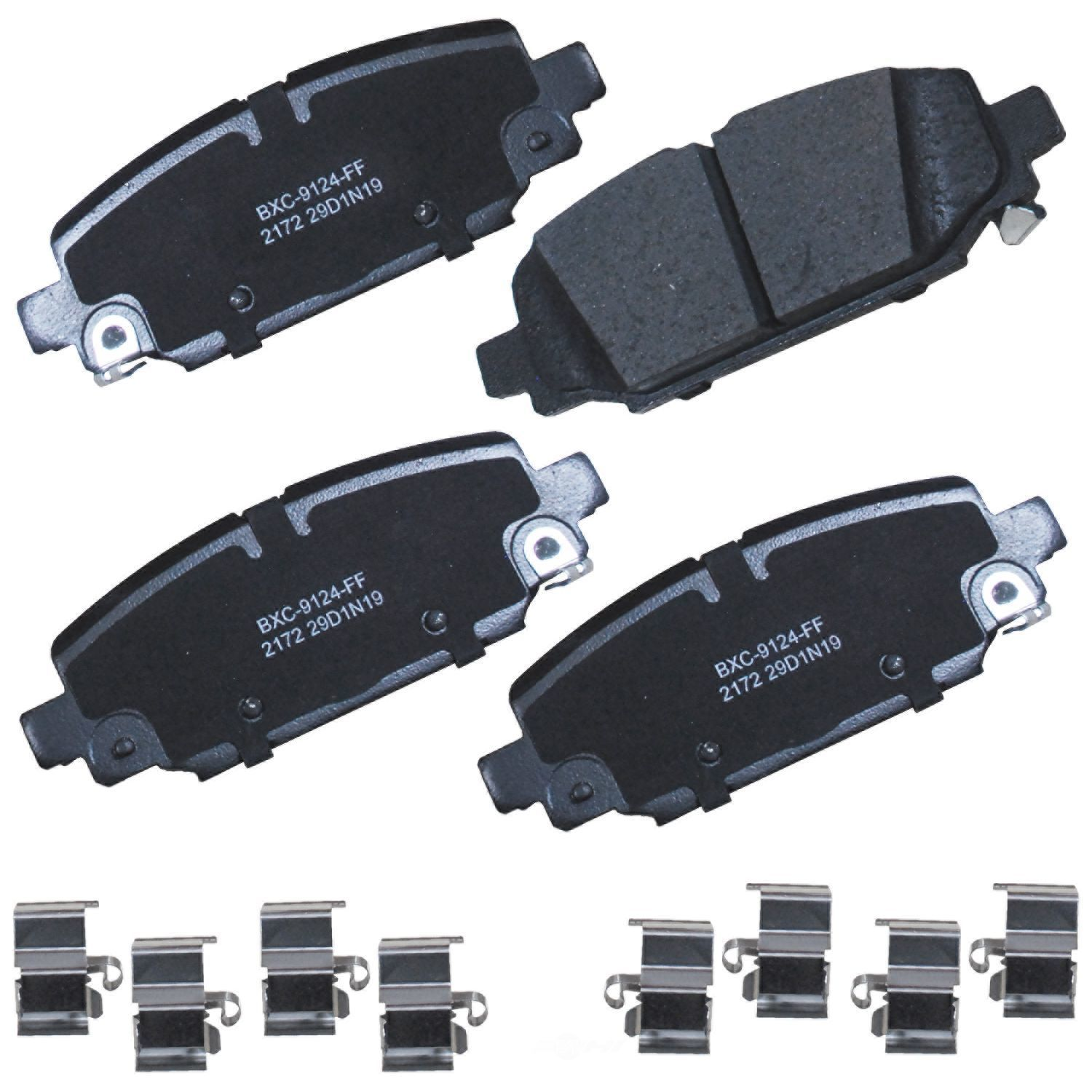 SBC2172 jeep rear ceramic brake pads sbc2172 2018 2025 1