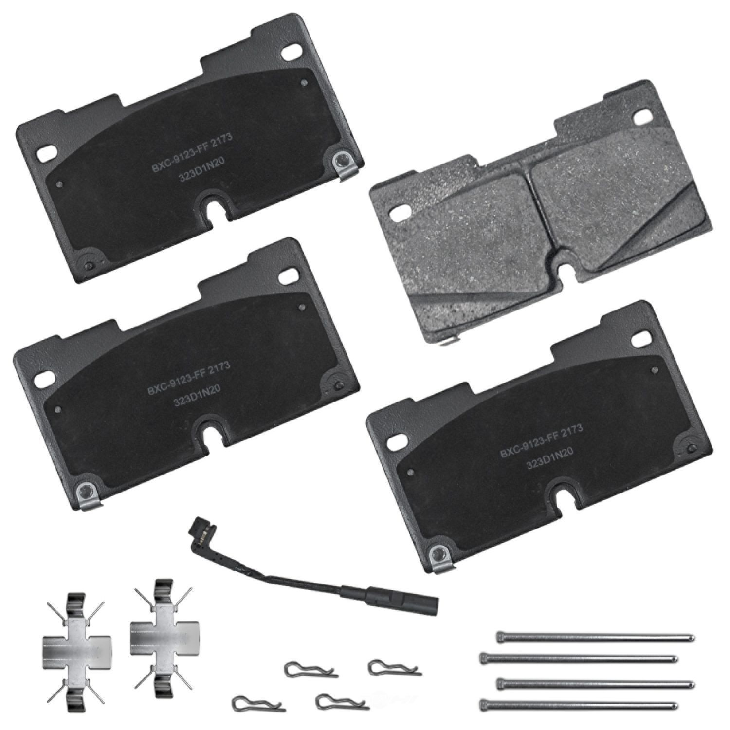 SBC2173 cadillac chevrolet gmc front ceramic brake pads sbc2173 2019 2025 1