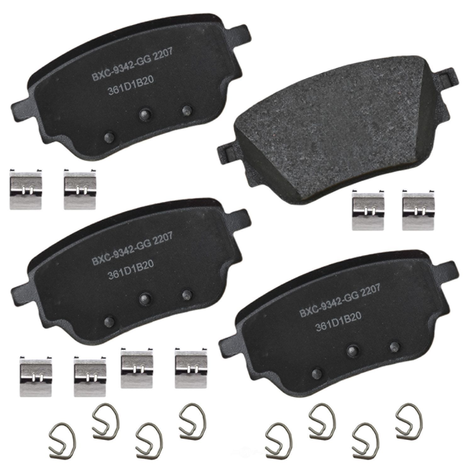 SBC2207 mercedes benz rear ceramic brake pads sbc2207 2019 2026 1