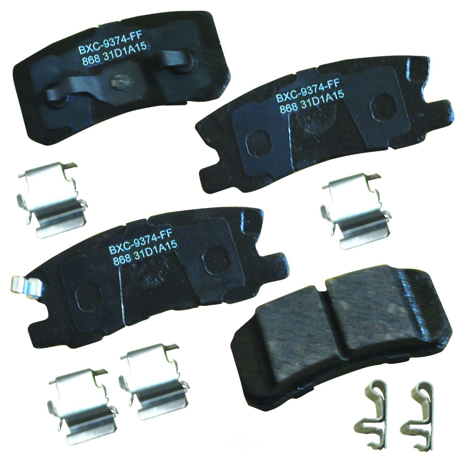 SBC868 baic chrysler dodge jeep mitsubishi rear ceramic brake pads sbc868 2001 2020 1