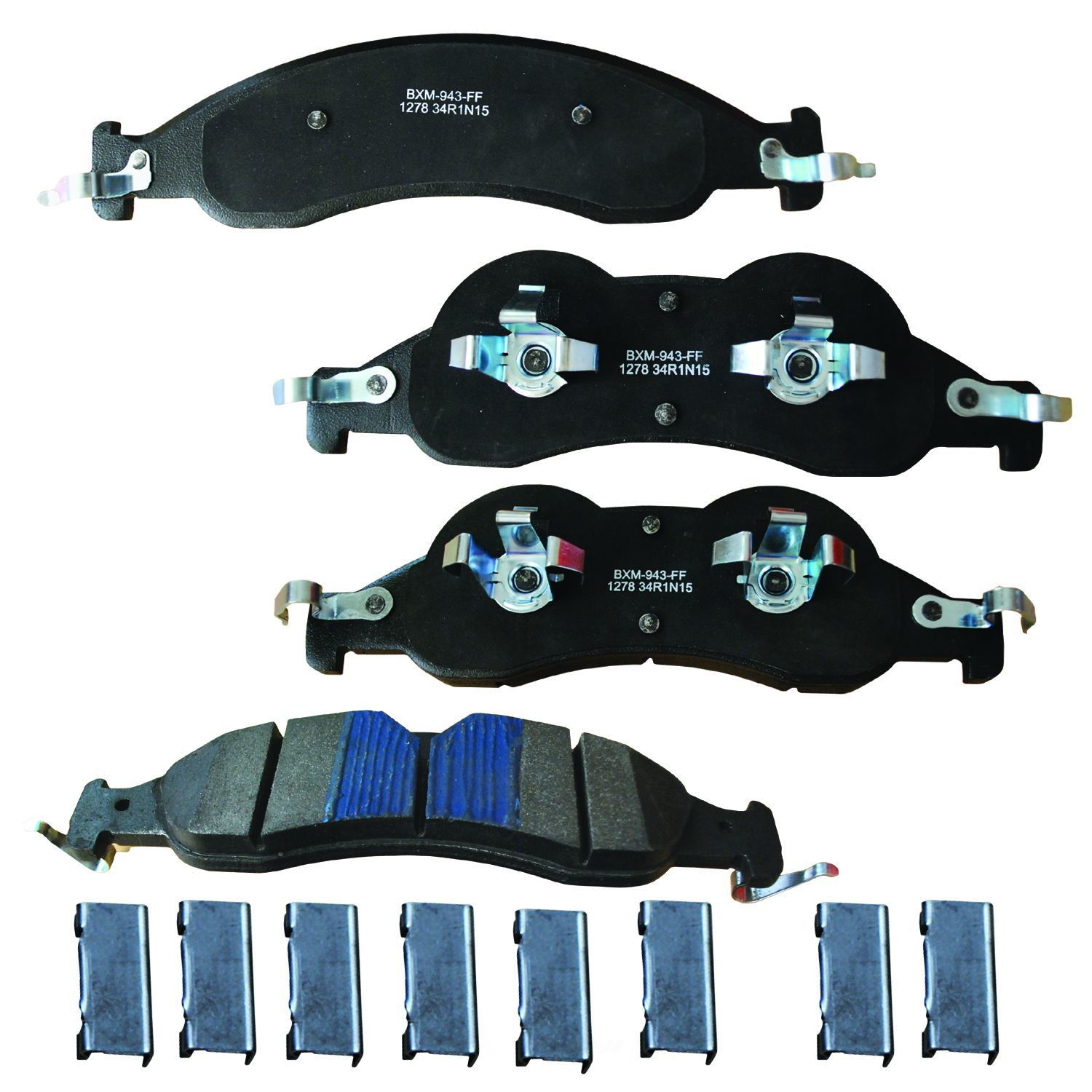 SBM1278 ford lincoln front ceramic brake pads sbm1278 2007 2009 1