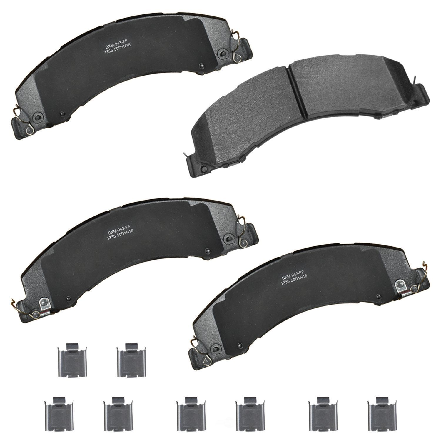 SBM1335 dodge ram sterling truck front ceramic brake pads sbm1335 2008 2026 1