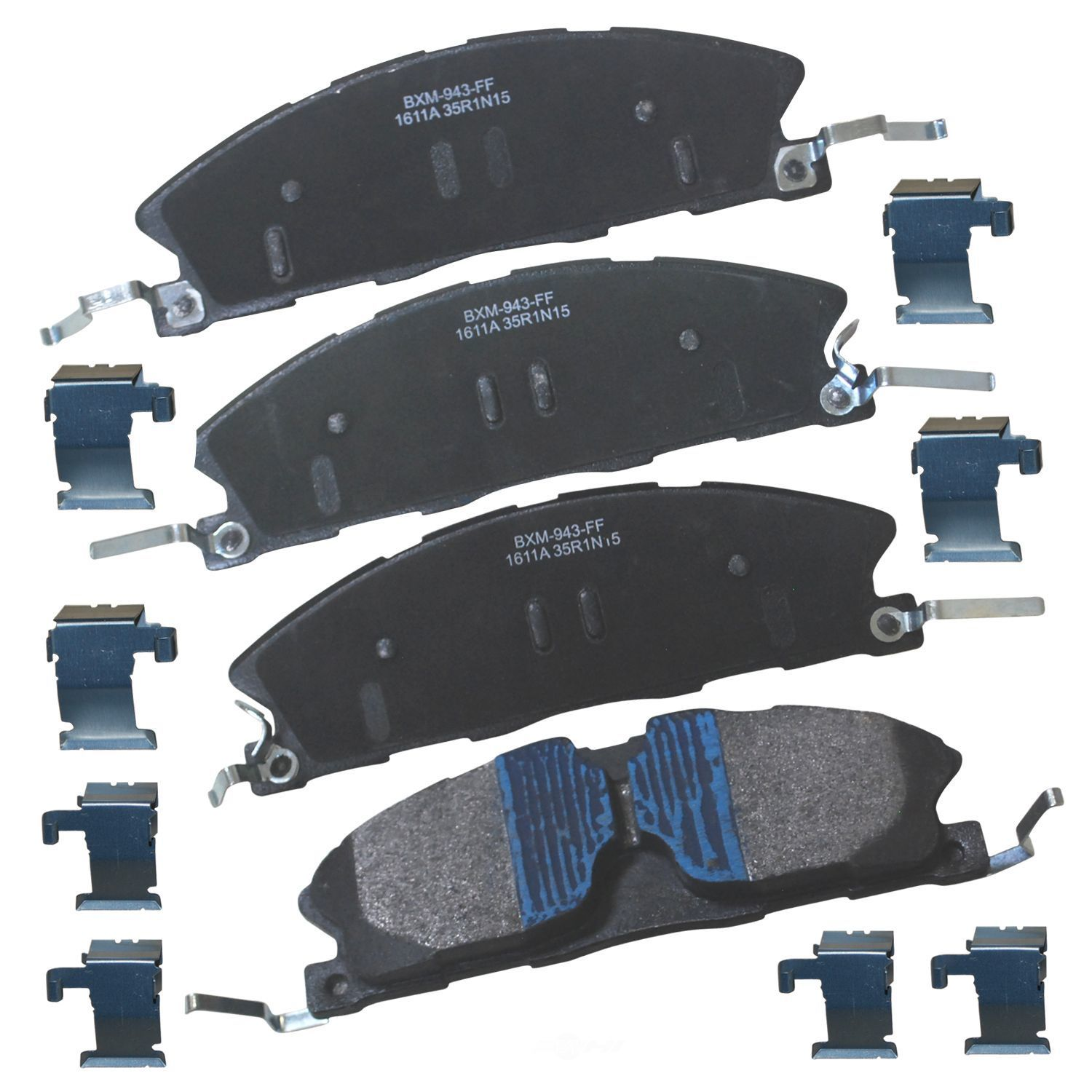 SBM1611A ford lincoln front ceramic brake pads sbm1611a 2013 2019 1