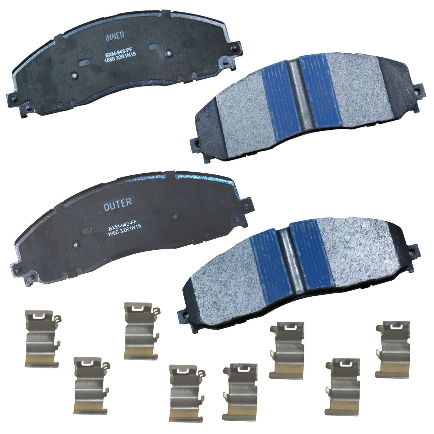 SBM1680 ford front ceramic brake pads sbm1680 2013 2026 1