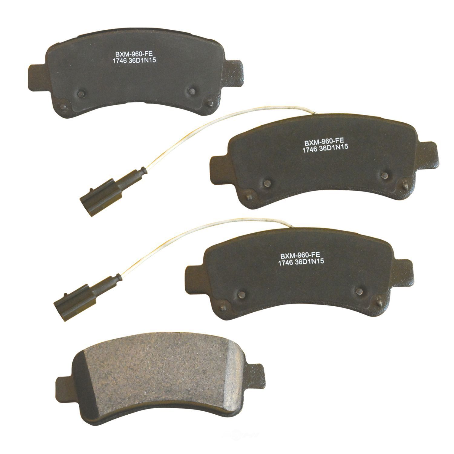 SBM1746 ram rear semi metallic brake pads sbm1746 2014 2021 1