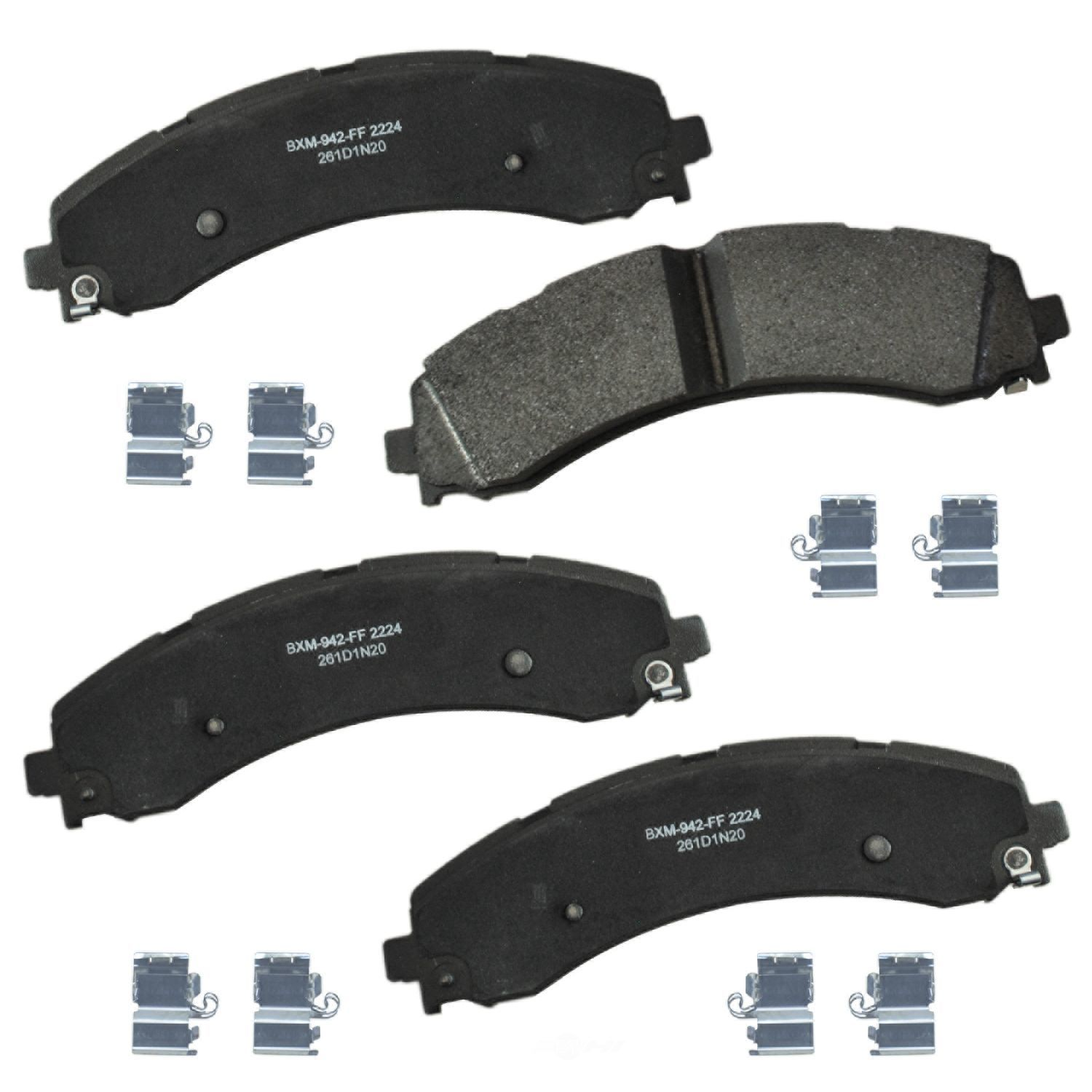 SBM2224 ram rear semi metallic brake pads sbm2224 2019 2025 1