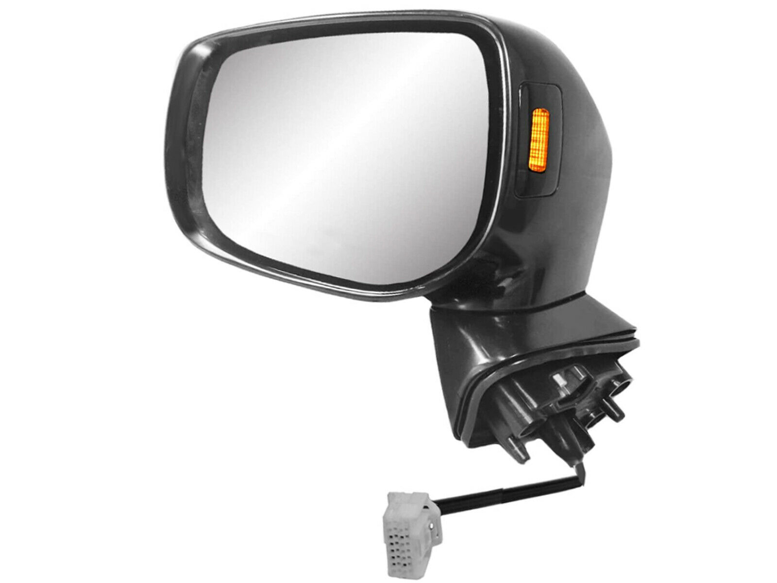 SU1320173 subaru forester 2019 2021 left side mirror power htd satin chrome with signal me 1