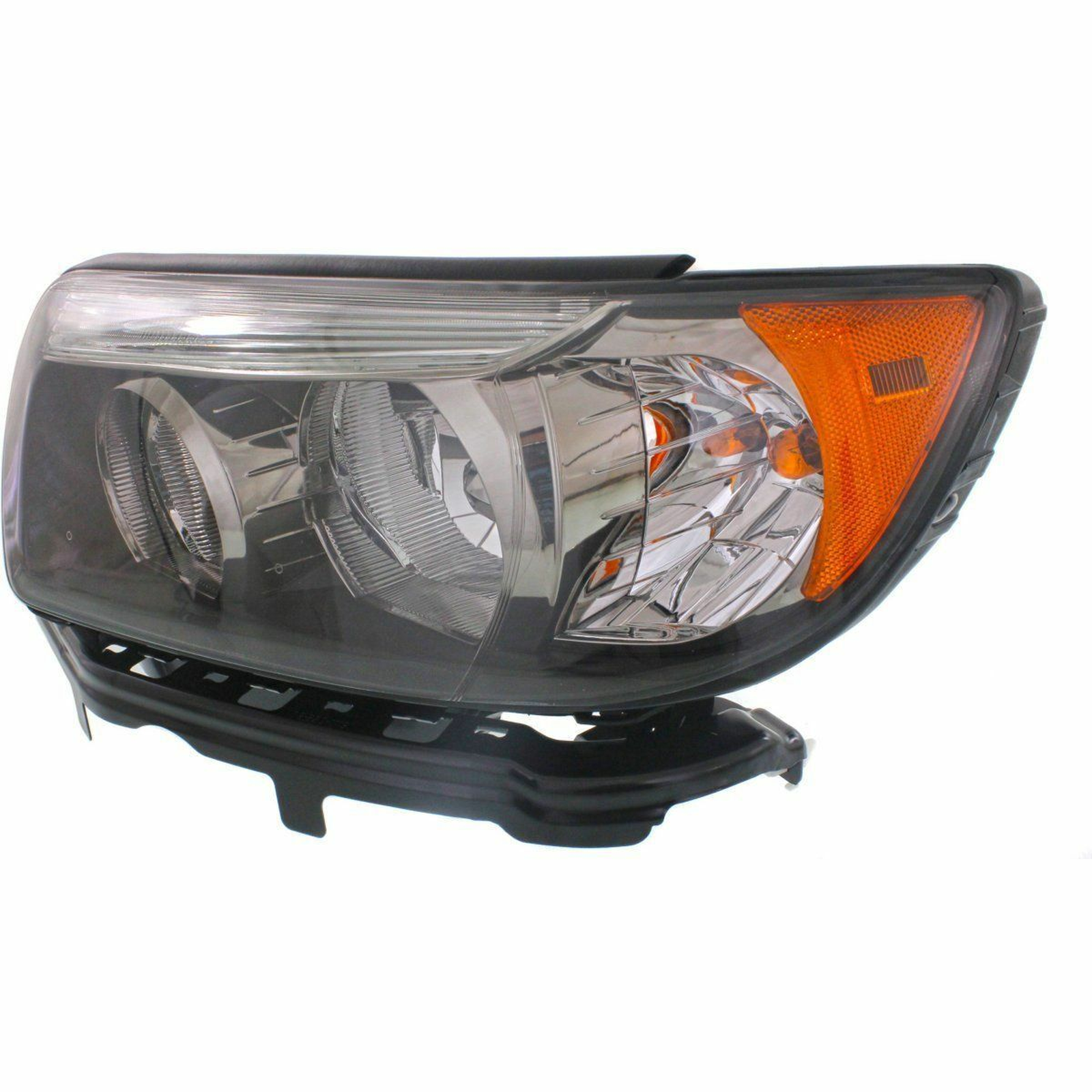 SU2502135 subaru forester 2007 2008 left headlight with sport pkg black hq su2502135 3
