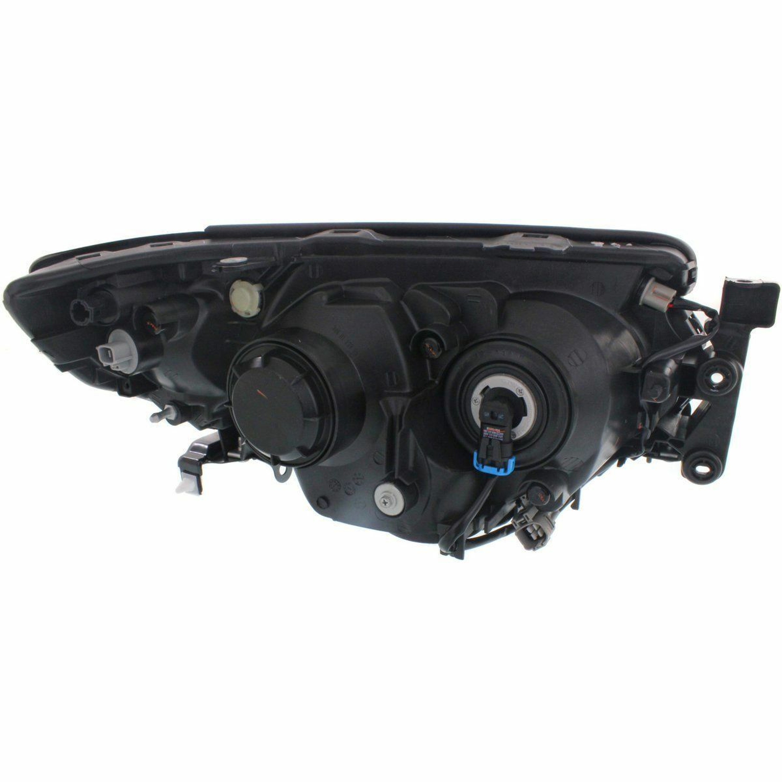 SU2502135 subaru forester 2007 2008 left headlight with sport pkg black hq su2502135 4