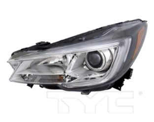 SUBARU ASCENT 2019-2025 — HALOGEN HEADLIGHT LH; 2019-2020 CAPA