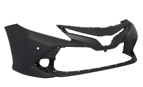 TOYOTA CAMRY 2018-2024 — FRONT BUMPER PRIMED; W/ SENSOR; FOR XLE;CAMRY/HYBRID 2018-2020 CAPA
