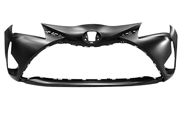 TOYOTA YARIS 2015-2020 — FRONT BUMPER PRIMED ; HATCHBACK 2018-2019