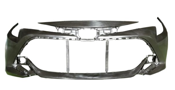 TOYOTA COROLLA HBACK 2019-2025 — FRONT BUMPER PRIMED; W/O SENSOR; HATCHBACK 2019-2022
