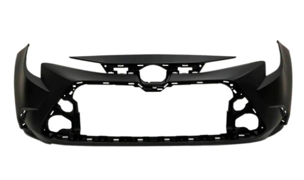 TOYOTA COROLLA 2020-2025 — FRONT BUMPER PRIMED; N-AMERICA BUILT; W/O TOW; FOR L/LE/XLE; SEDAN 2020-2025 CAPA