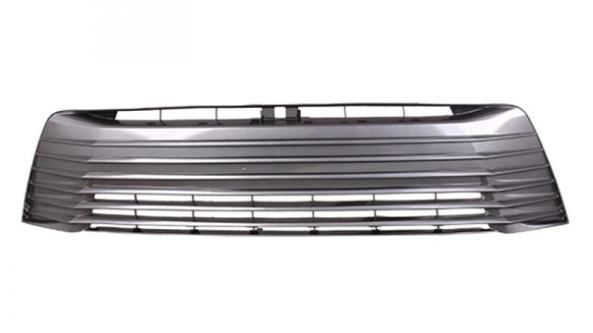 TOYOTA SIENNA 2011-2020 — FRONT LOWER BUMPER GRILLE; SILVER GRAY BARS; W/ CAMERA; LIMITED/XLE; SIENNA 2018-2020