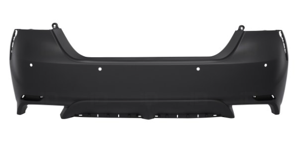 TOYOTA CAMRY 2018-2024 — REAR BUMPER PRIMED; W/ SENSOR; W/O BLIND; FOR XSE/SE/TRD; CAMRY 2018-2020 CAPA